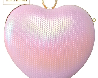 Heart Shaped Clutch by Mode Royale