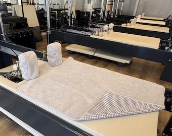 Asciugamano Reformer Pilates in microfibra antiscivolo: vestibilità universale, lavabile