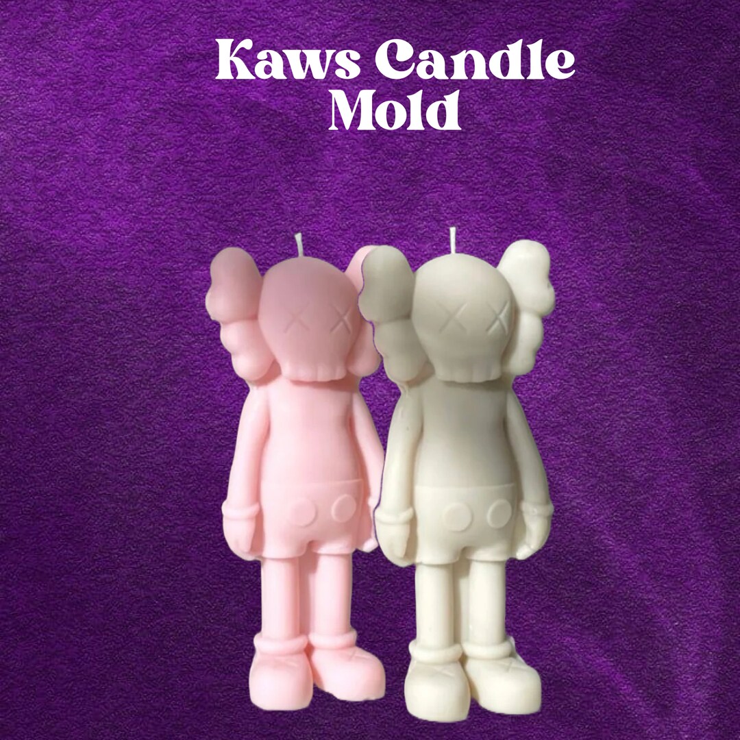 Kaws Candle Mold Kawaii Candle Mold Action Figure Mold Candle Molds