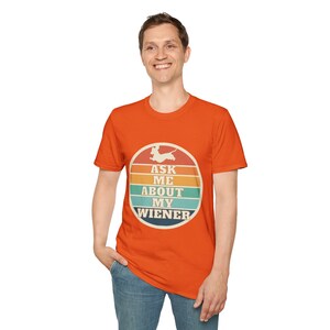 Fragen Sie mich nach meinem Dackel-T-Shirt Doxie Shirt Wiener Hund Weiner Hunde-Shirt Lustiges Geschenk für Dackel-Liebhaber Dackel Shirt Doxie Hunde-Shirt