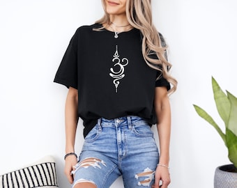 Om Symbol Yoga Shirt, Minimalist Meditation Tee, Zen Spiritual Gift for Women, Namaste Workout Top