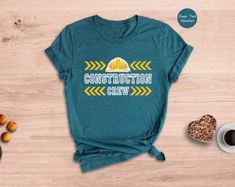 Construction Crew T Shirt, Construction Matching Shirt, T Shirts For Contractor, Contractor Tees, Construction Gift, Builder T Shirt