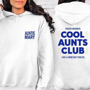 Custom Cool Aunts Club Sweatshirt, Cool Aunt Sweatshirt, Promoted To Aunt Gift, Cool Aunt Shirt, Future Aunt Gifts