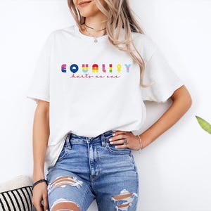 Equality Hurts No One Shirt, Black Lives Matter, Equal Rights Pride Shirt, Lgbt Shirt, Social Justice, Human Rights, Anti Racism Tee