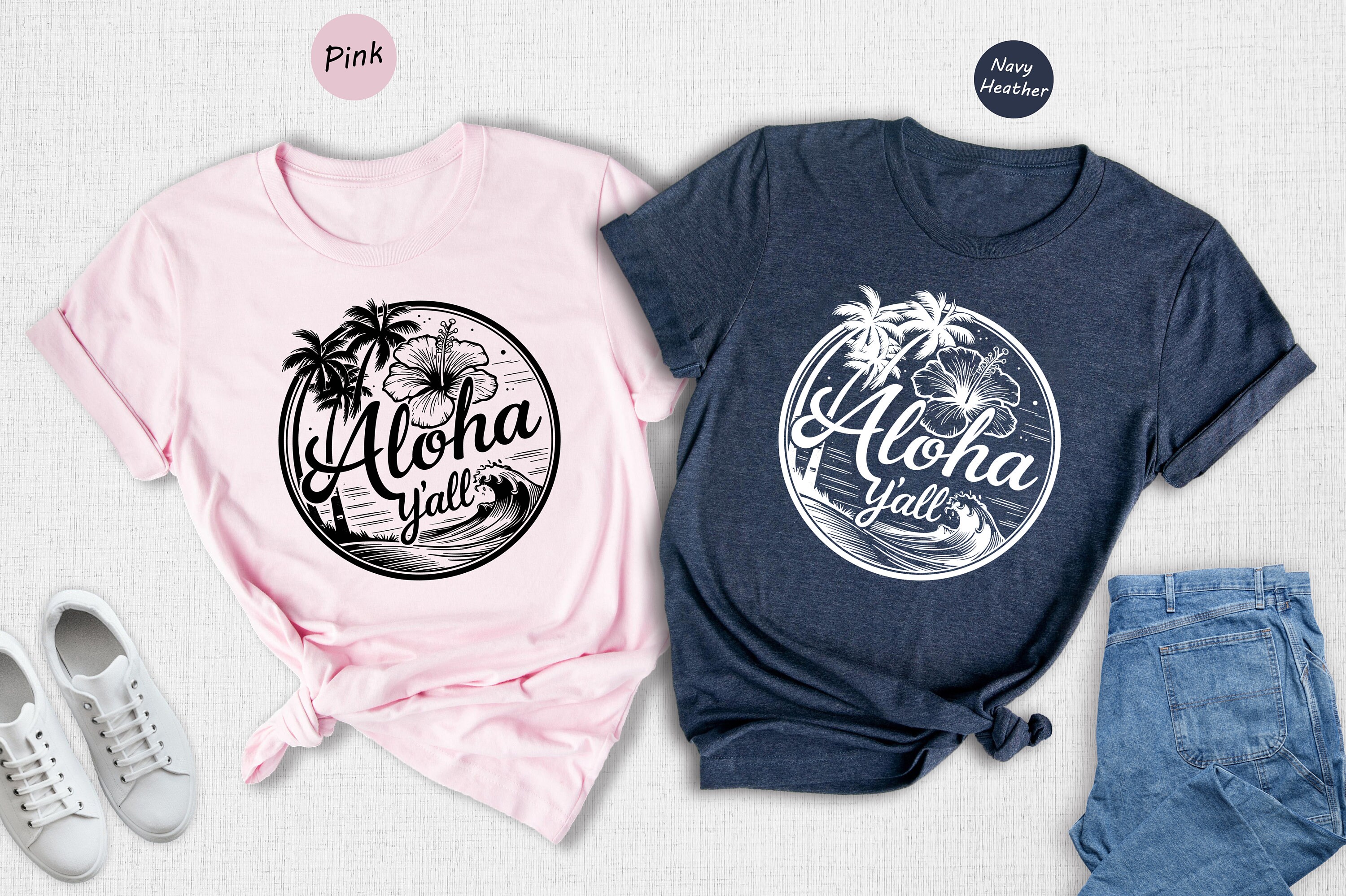 Aloha Y'all Shirt, Hawaii Vacation Shirt, Hawaii Tshirt, Hawaii Family Matching Shirt, Hawaii Trip Shirts, Hawaii Cruise Shirt, Vacay Mode