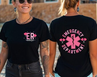Emergency Department Valentine&#39;s Day Shirt, ER Valentine Shirt, ER Nurse Shirt, Emergency Room Doctor Shirt, Emergency Room Tech Shirt