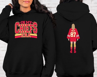 In My Chiefs Era Sweatshirt, Football Chiefs Hoodie, Jersey Sweatshirt, Karma Chiefs Hoodie, Jersey 87 Hoodie, Mom Hoodie