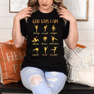 Dancer Shirt, God Says I Am Dancer T-shirt, Cute Ballerina Sweatshirt, Dance Lover Gift, Bible Verse Tee, Christian Ballet Outfit