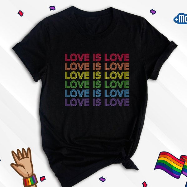 Love Is Love Shirt, Pride Shirt, Kindness Shirt, LGBTQ Support Shirt, Gay Pride Shirt, Lesbian Pride Shirt, Rainbow Shirt, Equality Shirt