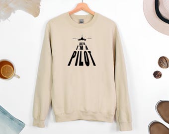 Funny Pilot Sweatshirt For Men Women, Airline Pilot Tees, Airplane Lover Hoodie, Aviation Sweatshiirt, Funny Pilot Hoodie