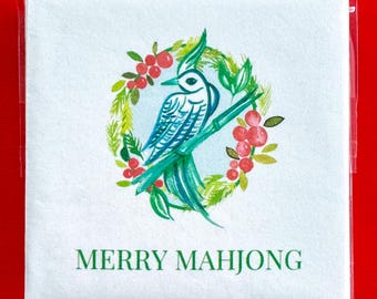 Merry Mahjong Cocktail Napkins (Set of 20)