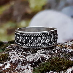 Ornement scandinave en argent bijoux scandinaves bague viking en argent bague en argent Etsy France
