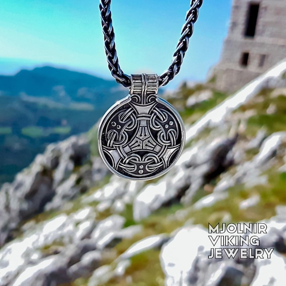 Viking Knot Pendant. Authentic Sterling Silver Viking Replica Necklace From Uppland. Viking Jewelry Gifts. Etsy