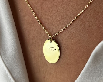 Minimalist Birds Necklace • 925 Silver Jewelry • Freedom Necklace • 14K Gold Plated • Bird Jewelry • Xmas Pendant • Christmas Gift for Her