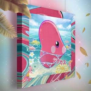 Lovdisc • Toile Pokémon • Idée de cadeau Art