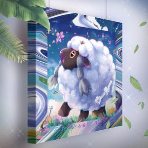 Moumouton • Toile Pokémon • Idée de cadeau Art