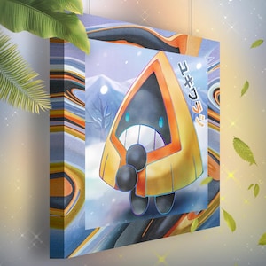 Stalgamin • Toile Pokémon • Idée de cadeau Art