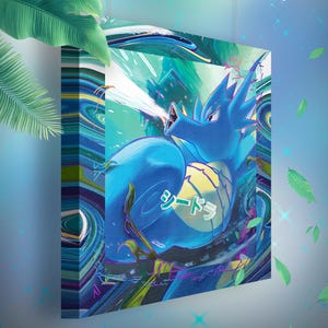 Hypocéan • Toile Pokémon • Idée de cadeau Art