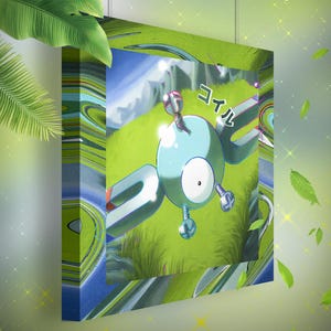 Magnéti • Toile Pokémon • Idée de cadeau Art