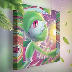 Gardevoir • Toile Pokémon • Idée de cadeau Art