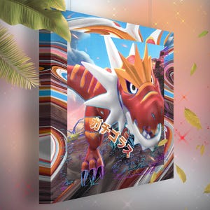 Rexillius • Toile Pokémon • Idée de cadeau Art