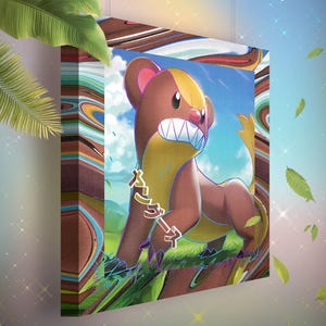 Manglouton • Toile Pokémon • Idée de cadeau Art