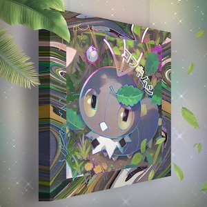 Lépidonille • Toile Pokémon • Idée de cadeau Art