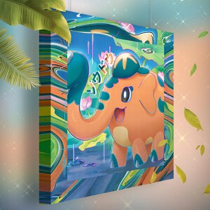 Charibari • Toile Pokémon • Idée de cadeau Art