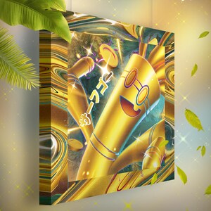 Gromago • Toile Pokémon • Idée de cadeau Art