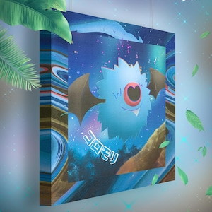 Chovsourir • Toile Pokémon • Idée de cadeau Art