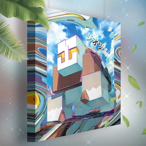 Amassel • Toile Pokémon • Idée de cadeau Art