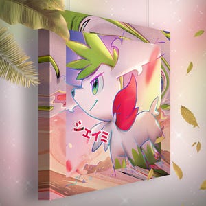 Shaymin • Toile Pokémon • Idée de cadeau Art