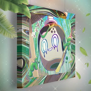 Poltchageist • Toile Pokémon • Idée de cadeau Art