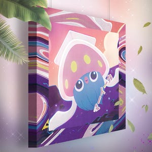 Sepiatop • Toile Pokémon • Idée de cadeau Art