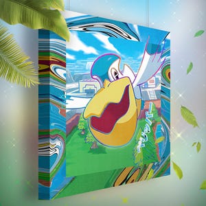 Bekipan • Toile Pokémon • Idée de cadeau Art
