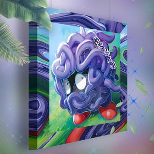 Saquedeneu • Toile Pokémon • Idée de cadeau Art