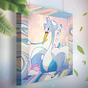 Lakmécygne • Toile Pokémon • Idée de cadeau Art