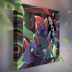 Gigalithe • Toile Pokémon • Idée de cadeau Art