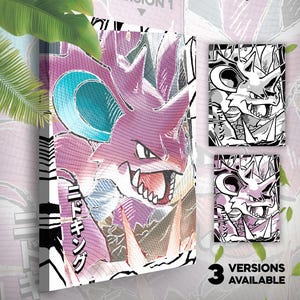 Nidoking • Tela Pokémon • 3 versões disponíveis • Ideia de presente Arte