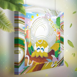 Tissenboule • Toile Pokémon • Idée de cadeau Art