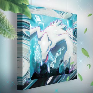 Polagriffe • Toile Pokémon • Idée de cadeau Art
