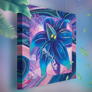 Floréclat • Toile Pokémon • Idée de cadeau Art