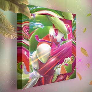 Sucreine • Toile Pokémon • Idée de cadeau Art