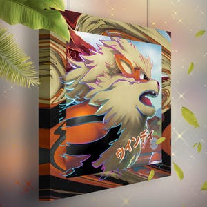 Arcanin • Toile Pokémon • Idée de cadeau Art