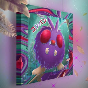 Mimitoss • Toile Pokémon • Idée de cadeau Art