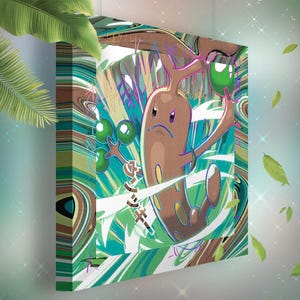 Simularbre • Toile Pokémon • Idée de cadeau Art