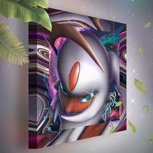 Absol Shiny • Toile Pokémon • Idée de cadeau Art