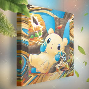 Négapi • Toile Pokémon • Idée de cadeau Art