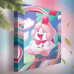 Cupcanaille • Toile Pokémon • Idée de cadeau Art