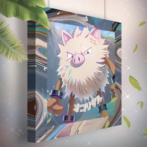 Colossinge • Toile Pokémon • Idée de cadeau Art